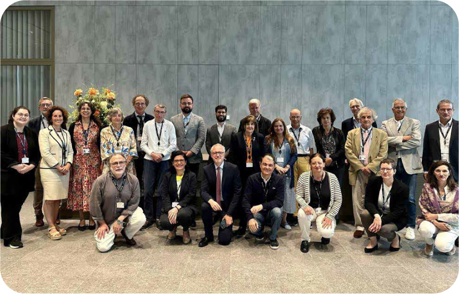 The Healthcare Professionals Working Party with past and current co-chairs