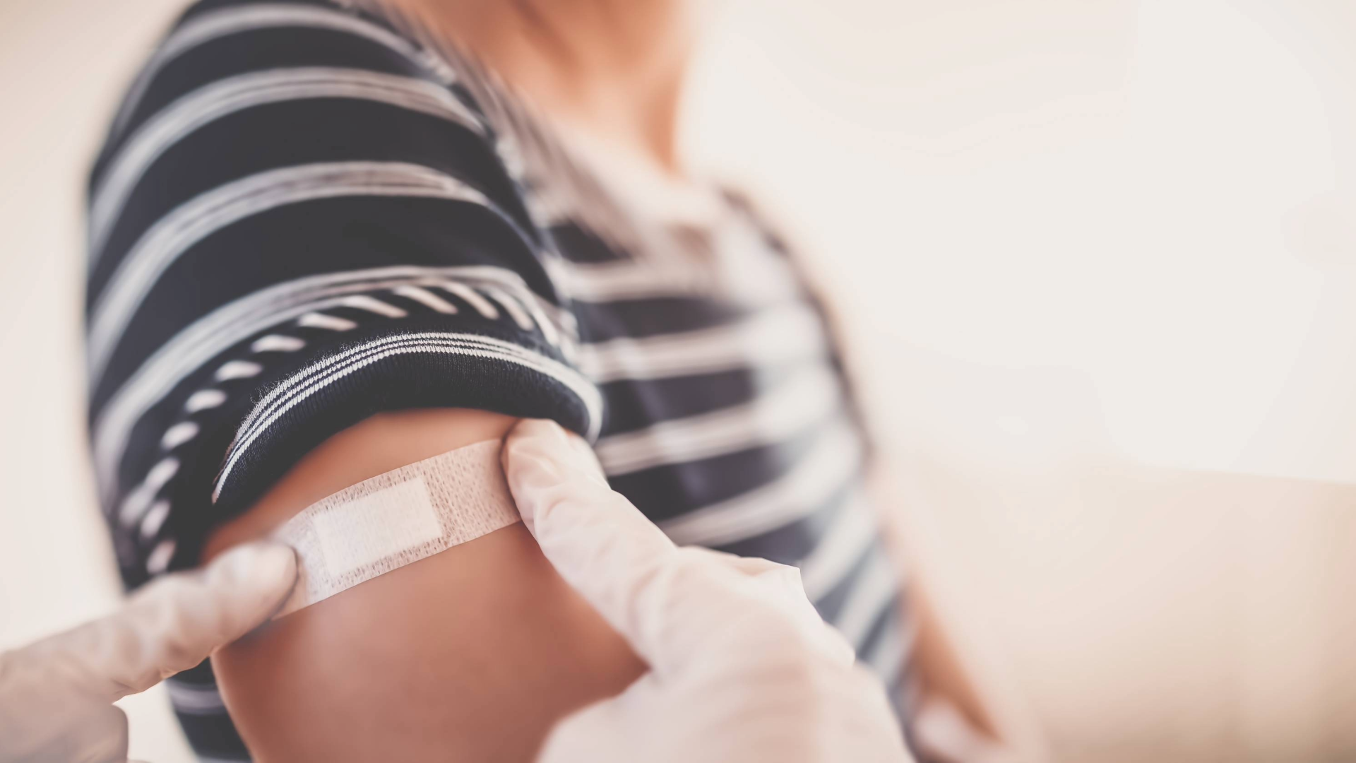 arm after vaccination