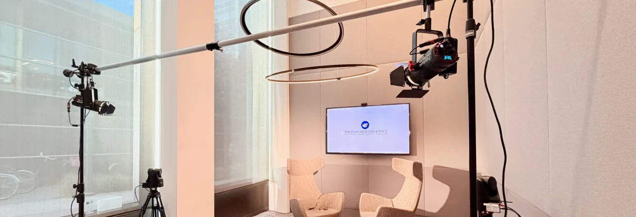 EMA's podcast studio