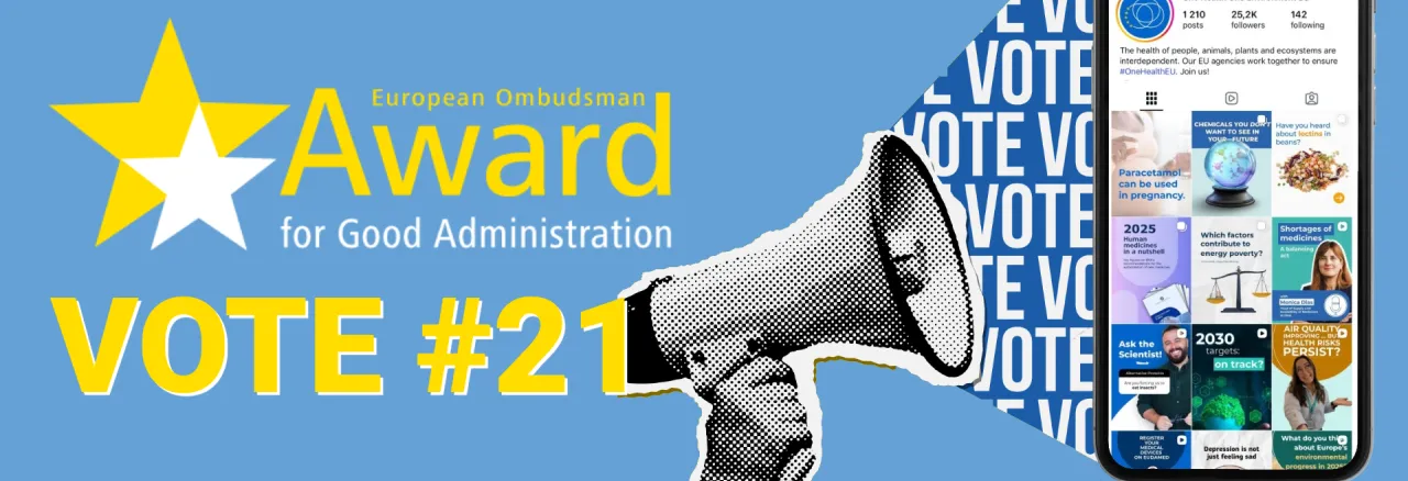 One Health Instragram account Ombudsman award nomination