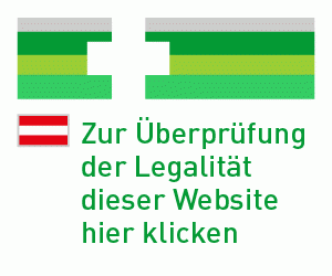 EU logo with different shades of green and grey and a white flag used on websites to verify they are operating legally